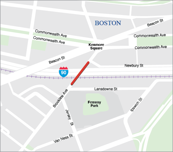 Boston: Bridge Preservation, B-16-053 (4T3), Brookline Avenue over Interstate 90 and Railroad